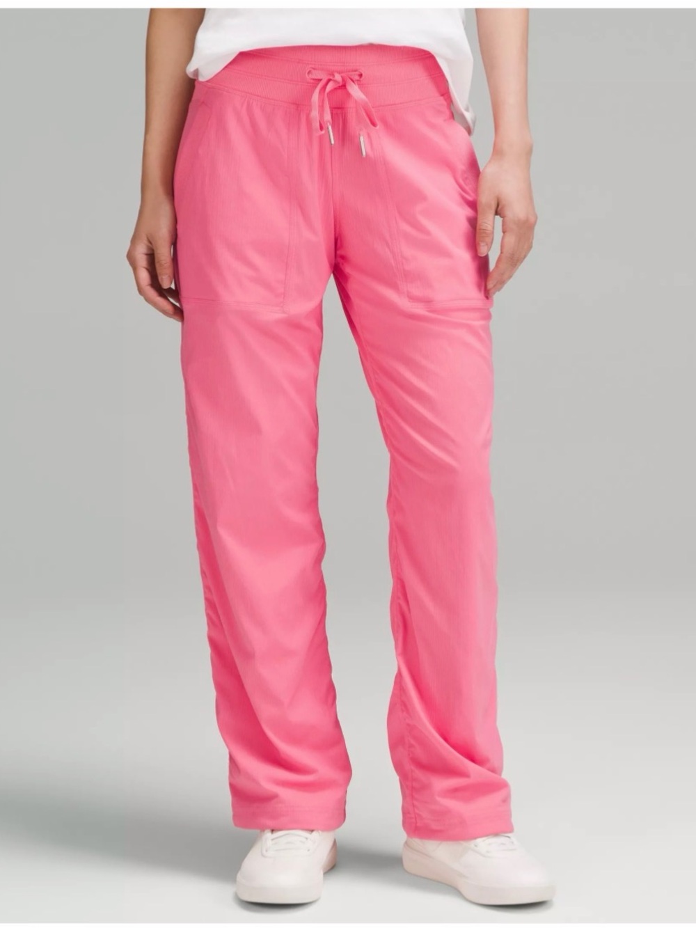 Lululemon pink dance studio mid rise pants - short